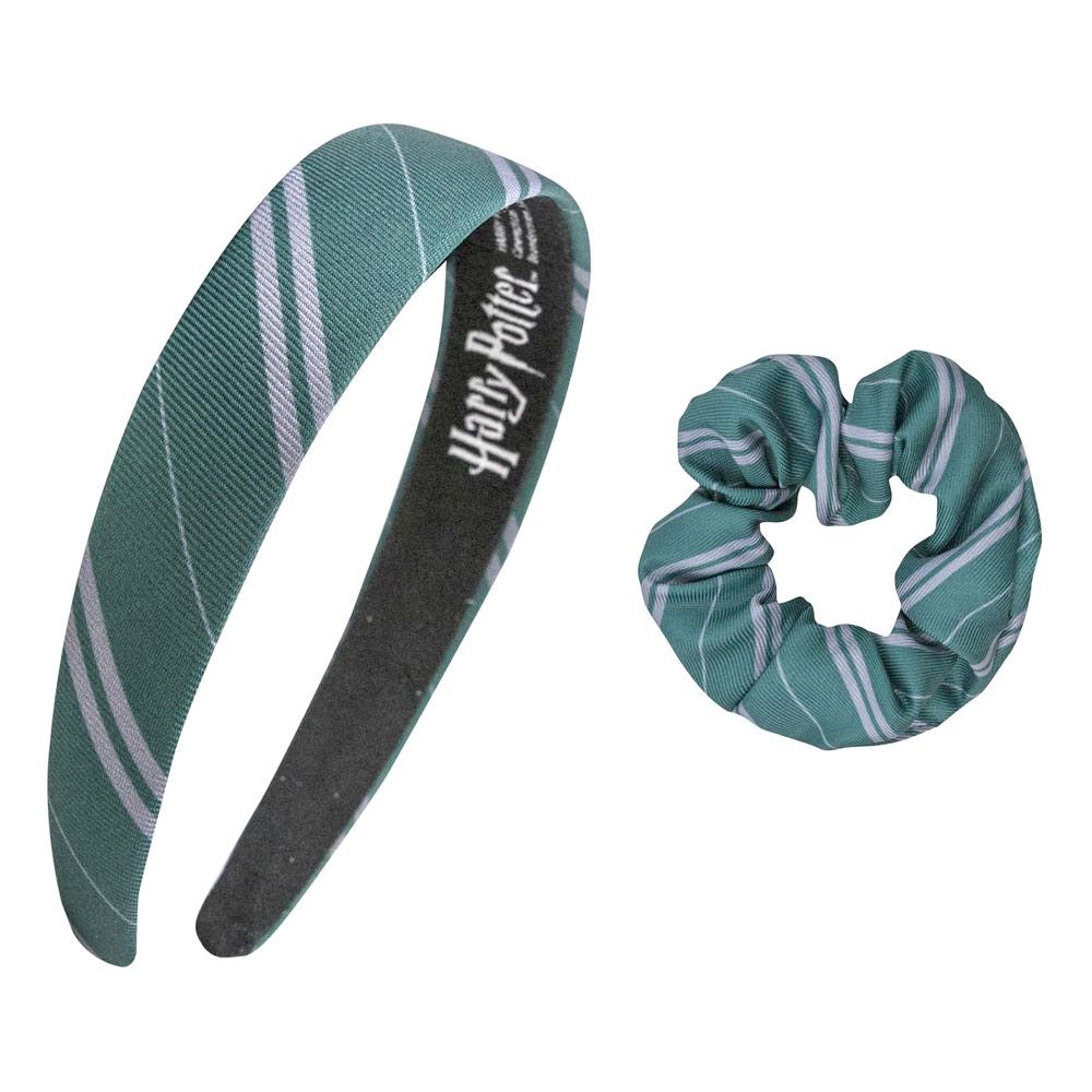 Cinereplicas Harry Potter - Slytherin Haarband en scrunchie set - Groen